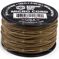 Atwood Micro Cord Braid (125 Feet) Coyote Paracord

