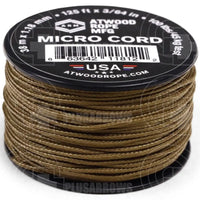 Atwood Micro Cord Braid (125 Feet) Coyote Paracord
