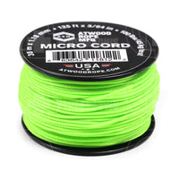 Atwood Micro Cord Braid (125 Feet) Neon Green Paracord
