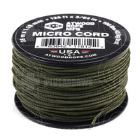 Atwood Micro Cord Braid (125 Feet) Olive Drab Paracord
