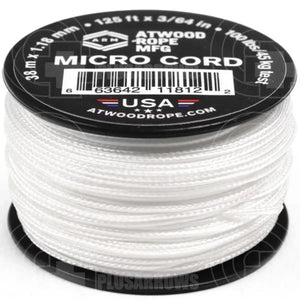 Atwood Micro Cord Braid (125 Feet) White Paracord