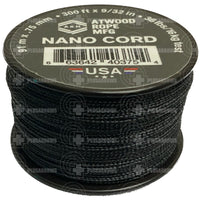 Atwood Nano Cord (300 Feet) Black Paracord