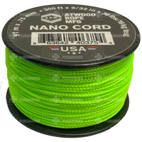 Atwood Nano Cord (300 Feet) Neon Green Paracord