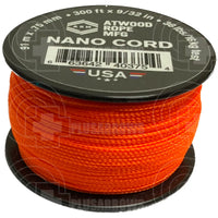 Atwood Nano Cord (300 Feet) Neon Orange Paracord
