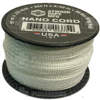 Atwood Nano Cord (300 Feet) White Paracord
