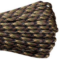 Atwood Rope 550 Paracord Braid (Camo Colors) Ground War / 100 Feet Hank
