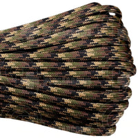 Atwood Rope 550 Paracord Braid (Camo Colors) Ground War / 100 Feet Hank
