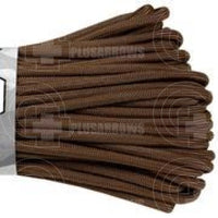 Atwood Rope 550 Paracord Braid (Solid Colours) Brown / 100 Feet Hank
