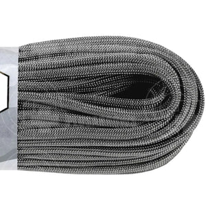 Atwood Rope 550 Paracord Braid (Solid Colours) Graphite / 100 Feet Hank