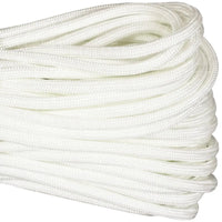 Atwood Rope 550 Paracord Braid (Solid Colours) White / 100 Feet Hank
