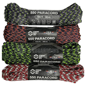 Atwood Rope 550 Paracord Braid (Zombie Edition)