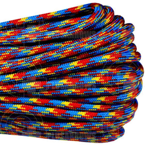 Atwood Rope 550 Paracord Hank (Multi Colour Patterns) Hotshot / 100 Feet