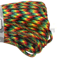 Atwood Rope 550 Paracord Hank (Multi Colour Patterns) Jamaican Me Crazy / 100 Feet