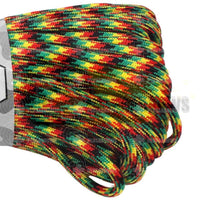 Atwood Rope 550 Paracord Hank (Multi Colour Patterns) Jamaican Me Crazy / 100 Feet
