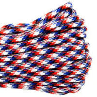 Atwood Rope 550 Paracord Hank (Multi Colour Patterns) Old Glory / 100 Feet
