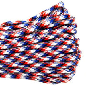 Atwood Rope 550 Paracord Hank (Multi Colour Patterns) Old Glory / 100 Feet