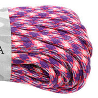 Atwood Rope 550 Paracord Hank (Multi Colour Patterns) Purplelicious / 100 Feet
