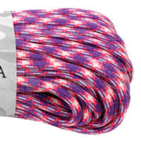 Atwood Rope 550 Paracord Hank (Multi Colour Patterns) Purplelicious / 100 Feet
