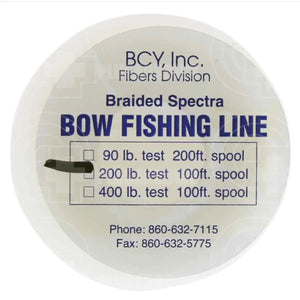 Bcy 200# Bowfishing Braided Spectra Line (100 Foot) Bow Fishing