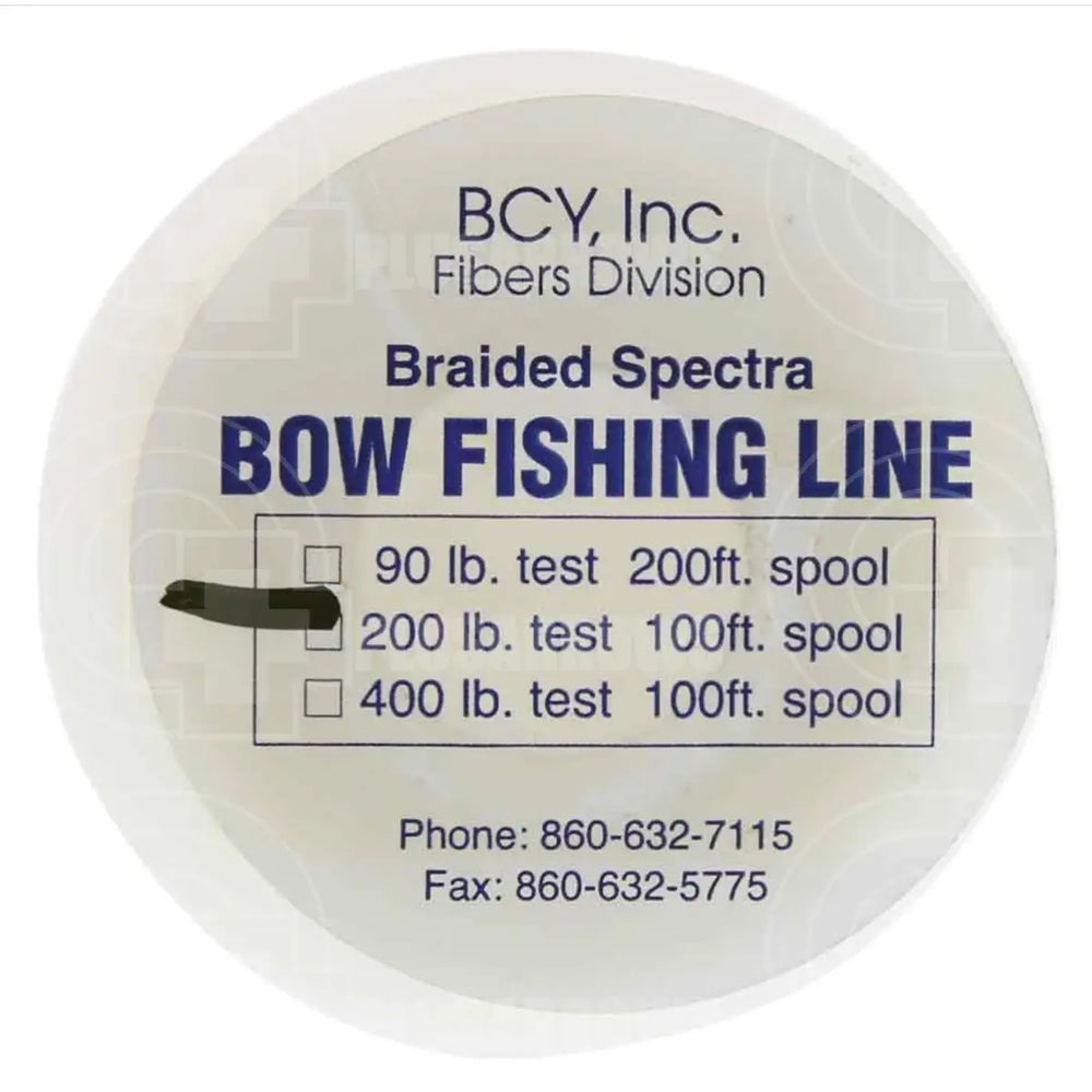 Bcy 200# Bowfishing Braided Spectra Line (100 Foot) Bow Fishing
