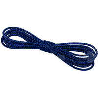 BCY #62 Braided Serving (12’ Length) - Blue & Black - Strings and Serving
