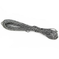 BCY #62 Braided Serving (12’ Length) - White & Black - Strings and Serving
