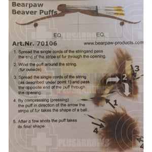 Bearpaw Beaver Puff String Silencer - Plusarrows Archery Hunting Outdoors