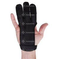 Bearpaw Black Shooting Glove Finger Tabs & Gloves