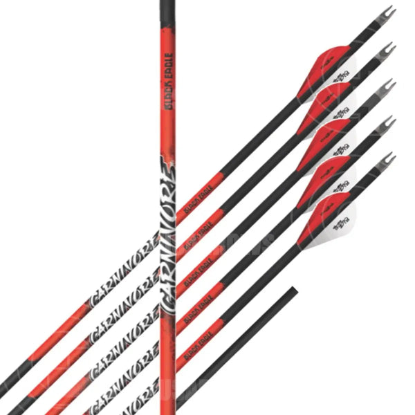 Black Eagle Carnivore Carbon Arrows (6 Pk) Custom