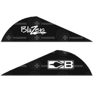Bohning Blazer 2 Vanes (36 Pack) Black And Feathers