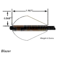 Bohning Blazer 2 Vanes (36 Pack) And Feathers
