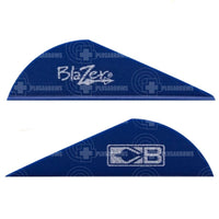 Bohning Blazer 2 Vanes (36 Pack) Blue And Feathers