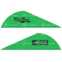Bohning Blazer 2 Vanes (36 Pack) Neon Green And Feathers