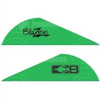 Bohning Blazer 2 Vanes (36 Pack) Neon Green And Feathers
