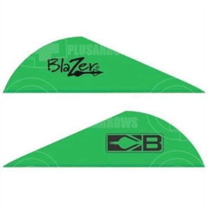 Bohning Blazer 2 Vanes (36 Pack) Neon Green And Feathers