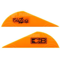 Bohning Blazer 2 Vanes (36 Pack) Neon Orange And Feathers
