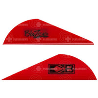 Bohning Blazer 2 Vanes (36 Pack) Red And Feathers
