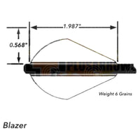 Bohning Blazer 2 Vanes (50 Pack) And Feathers

