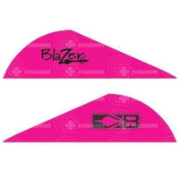 Bohning Blazer 2 Vanes (50 Pack) Hot Pink And Feathers

