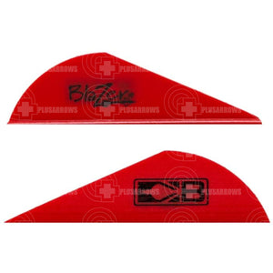 Bohning Blazer 2 Vanes (50 Pack) Red And Feathers