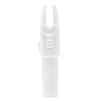 Bohning 6.5Mm Signature Nock (12 Pack) White Nocks
