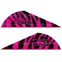 Bohning Blazer 2 Tiger Vanes (24 Pack) Hot Pink