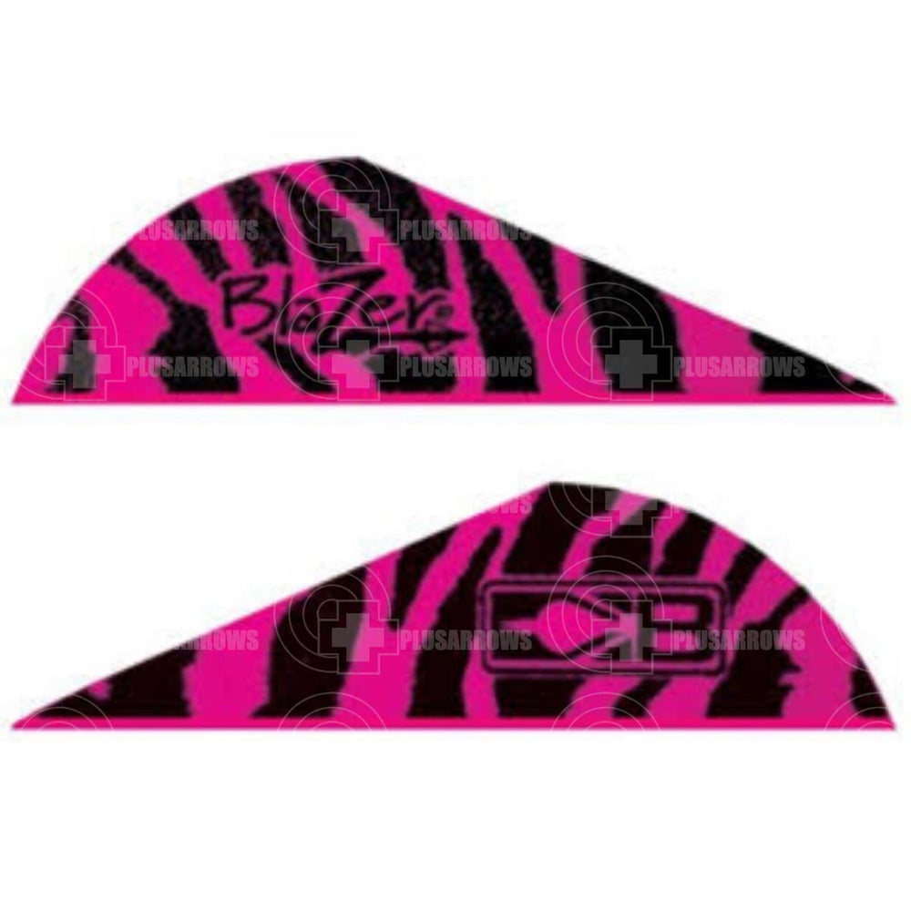 Bohning Blazer 2 Tiger Vanes (24 Pack) Hot Pink