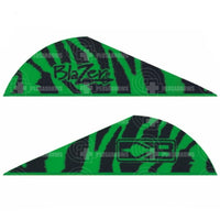 Bohning Blazer 2 Tiger Vanes (24 Pack) Neon Green