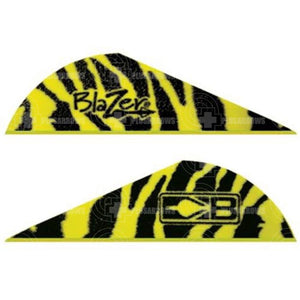 Bohning Blazer 2 Tiger Vanes (24 Pack) Neon Yellow