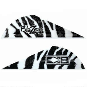 Bohning Blazer 2 Tiger Vanes (24 Pack) White