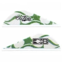 Bohning Blazer 2 True Colour Vanes (24 Pack) Green And White Flame Feathers
