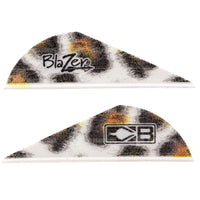 Bohning Blazer 2 True Colour Vanes (24 Pack) White Leopard And Feathers