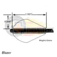 Bohning Blazer 2" Vanes Two Colour 36 Pack (12 + 24pk) - Plusarrows Archery Hunting Outdoors
