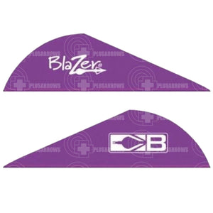 Bohning Blazer Vanes 2 (12 Pack) Purple / 12 Pack